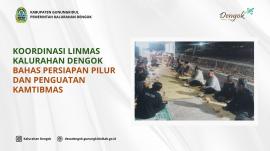 Koordinasi Linmas Kalurahan Dengok Bahas Persiapan Pilur dan Penguatan Kamtibmas